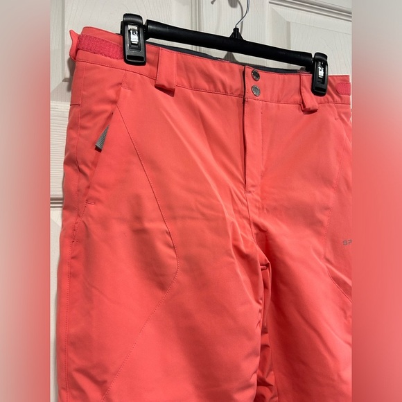 Spyder Girls Size 16 Olympia Snow Pants Skiing Ski Snowboarding NWT Coral - Picture 2 of 8
